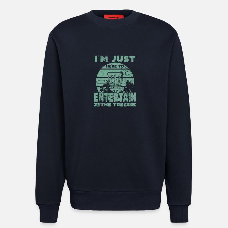 Devis Disc Golf - Sweat bio décontracté fabriqué en UE - DARK NAVY