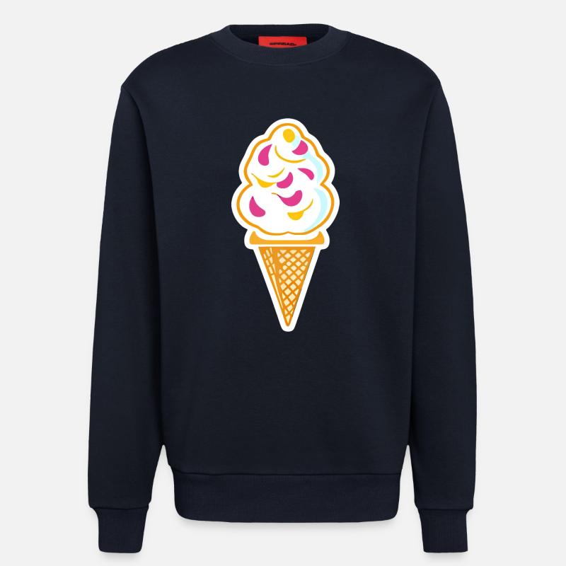 Eis, Eiscreme - Sweatshirt - made by SPREAD  - DARK NAVY