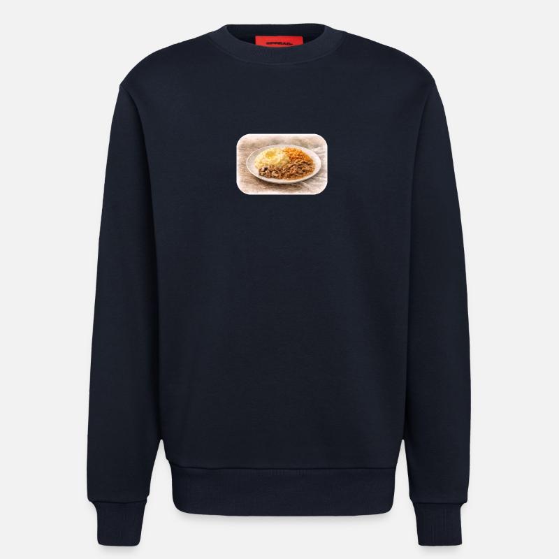 Herzhafte Teller-Idylle  - Sweatshirt - made by SPREAD  - DARK NAVY