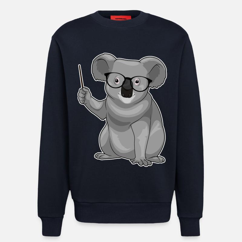 Koala Lehrer Pointer - Sweatshirt - made by SPREAD  - DARK NAVY