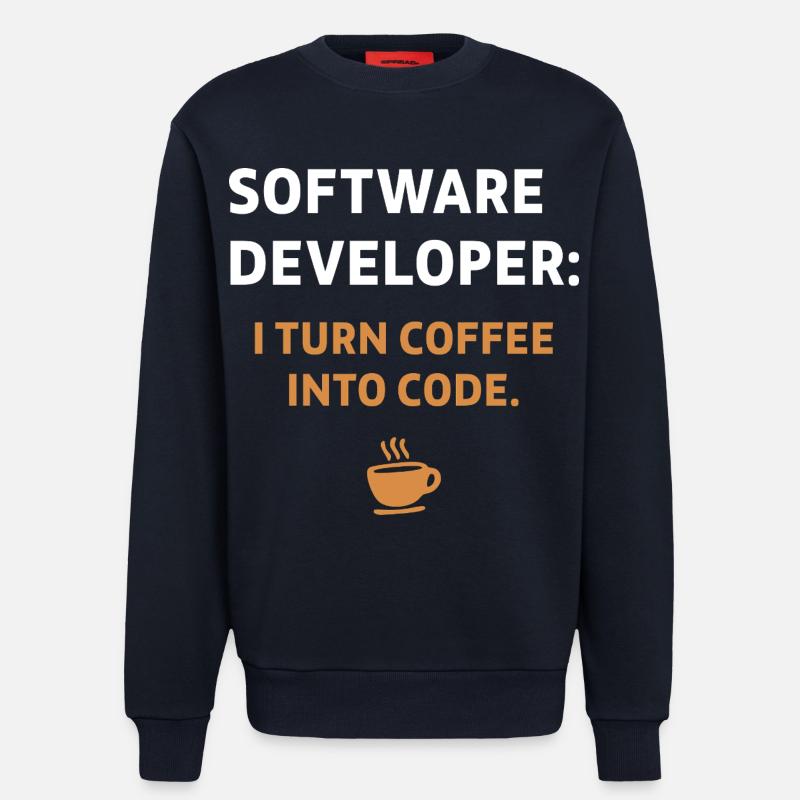 Software Developer - Coffee Edition - Sweatshirt - made by SPREAD  - DARK NAVY