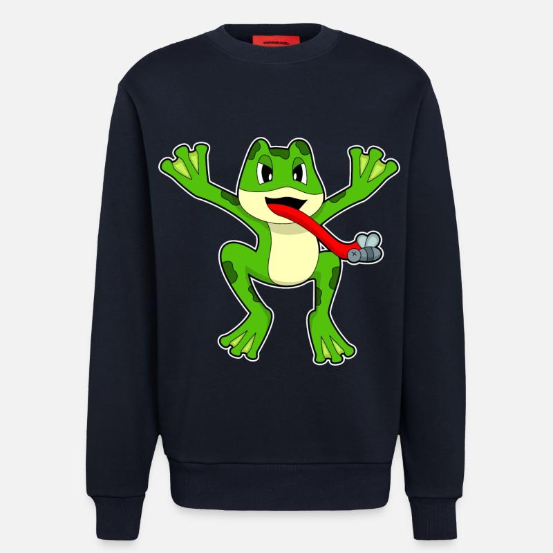 Frosch Fliege - Sweatshirt - made by SPREAD  - DARK NAVY