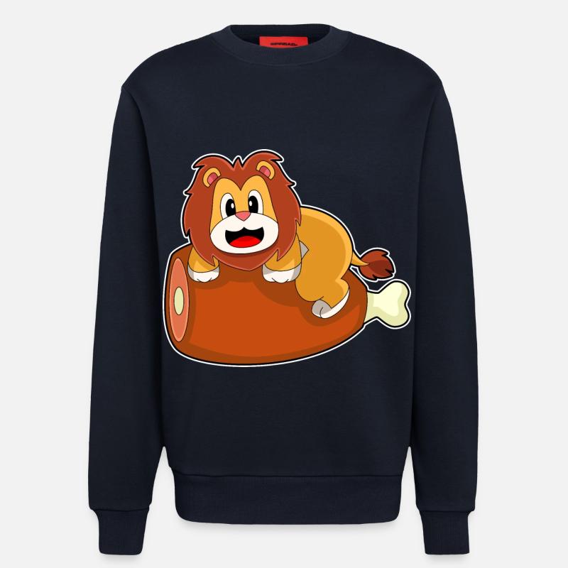 Löwe Fleisch - Sweatshirt - made by SPREAD  - DARK NAVY