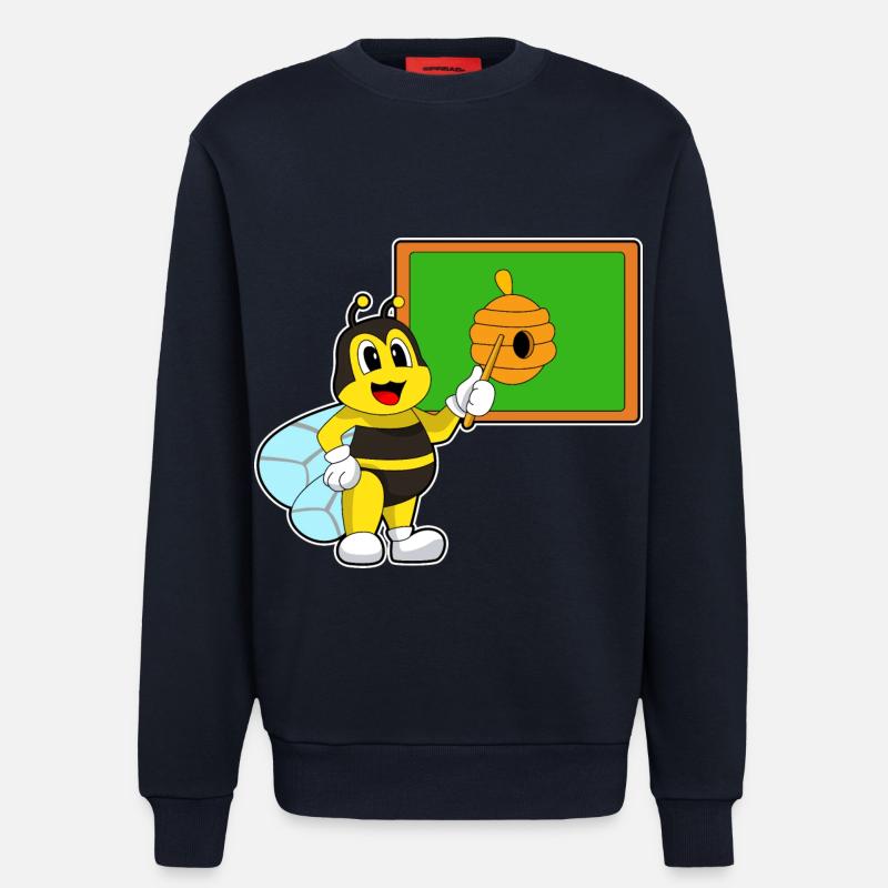 Biene Lehrer Pointer Bienennest - Sweatshirt - made by SPREAD - DARK NAVY