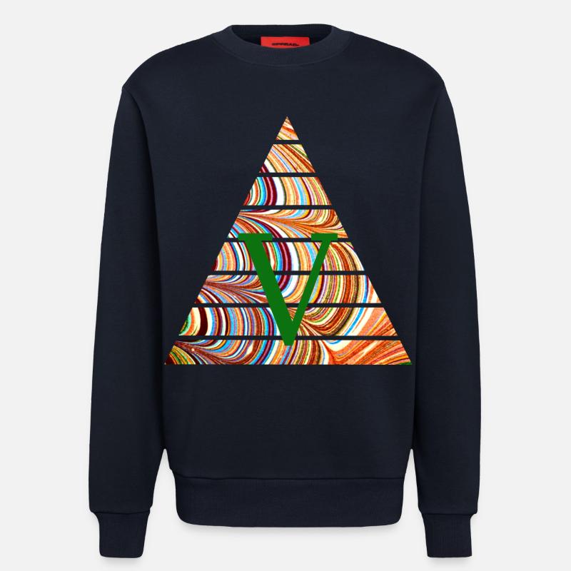 Triangle E 56 V - Sweat bio décontracté fabriqué en UE - DARK NAVY