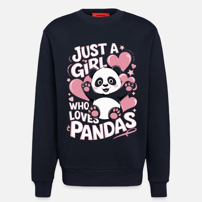 Panda Spruch Mädchen - Sweatshirt - made by SPREAD  - DARK NAVY