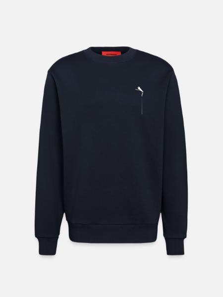 Zen-Libelle – Minimalistischer Kachimushi-Geist - Sweatshirt - made by SPREAD  - DARK NAVY