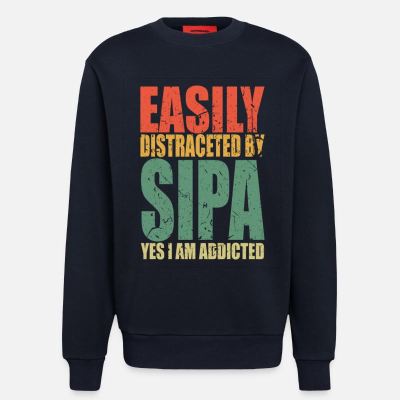Sipan Spruch lustig - Sweatshirt - made by SPREAD  - DARK NAVY
