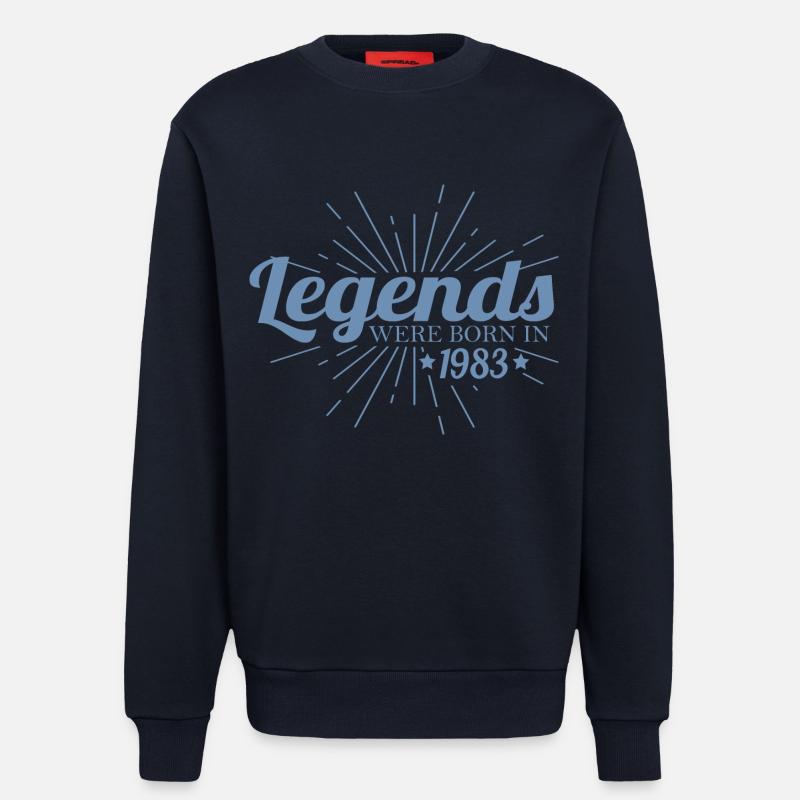 Legenden wurden 1983 geboren - Sweatshirt - made by SPREAD - DARK NAVY