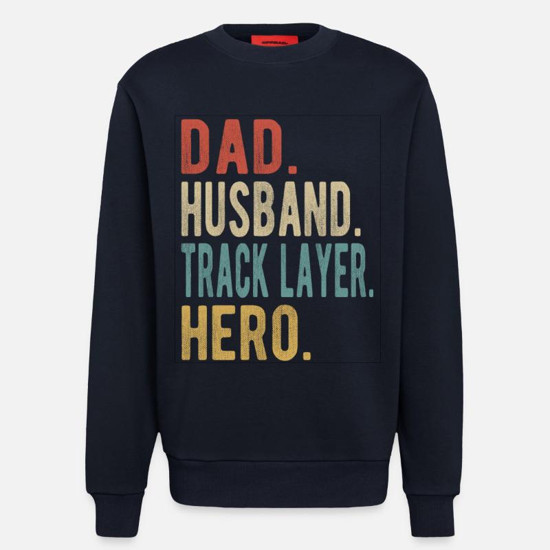 Gleisbauer Papa Ehemann Held - Sweatshirt - made by SPREAD  - DARK NAVY