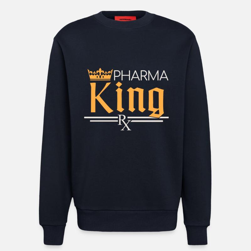 Apotheke | Pharma King - Sweatshirt - made by SPREAD  - DARK NAVY