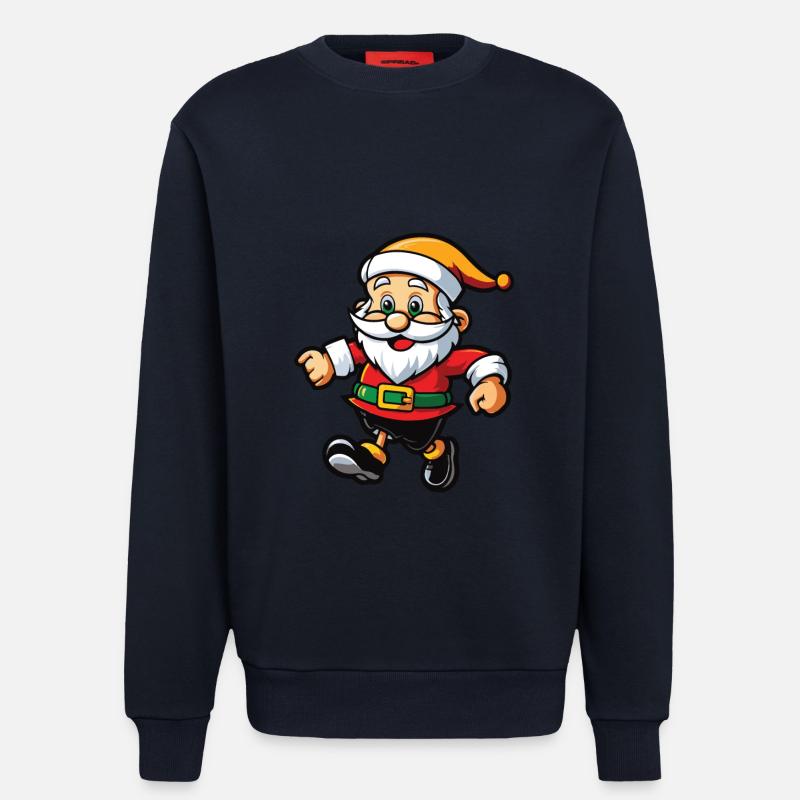 Weihnachtsmann Comic - Sweatshirt - made by SPREAD  - DARK NAVY