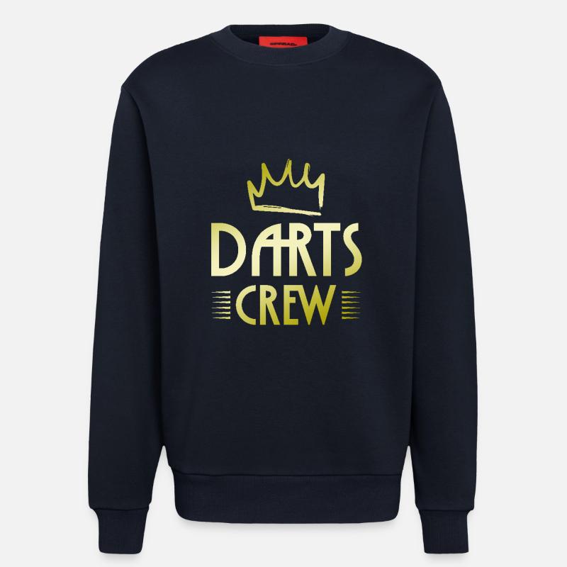 Équipe de fléchettes - Sweat bio décontracté fabriqué en UE - DARK NAVY