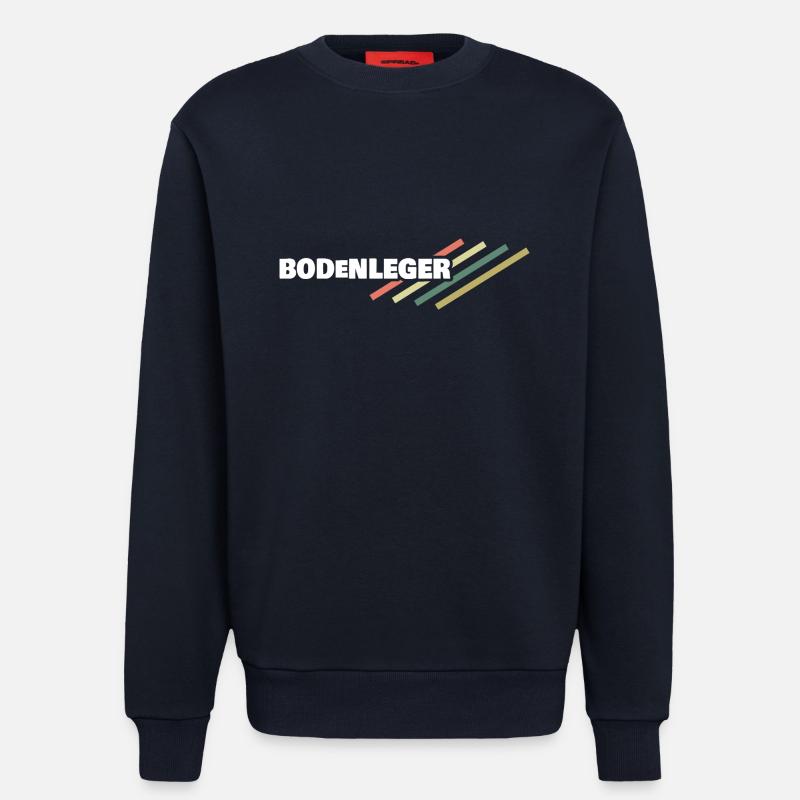 Arbeitsplatz Bodenleger - Sweatshirt - made by SPREAD - DARK NAVY