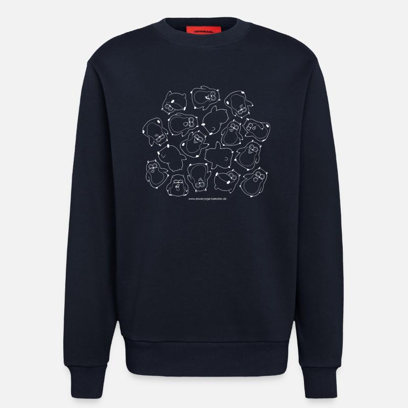 Hamsters (w) - Sweatshirt - made by SPREAD - DARK NAVY