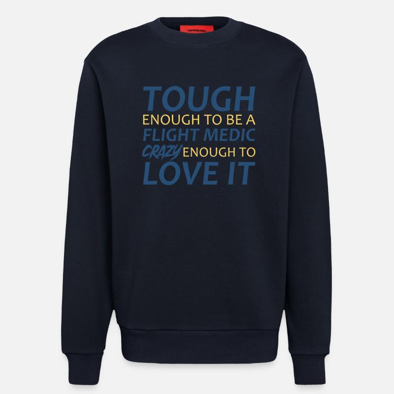 Flight Paramedic Crazy Luftrettung - Sweatshirt - made by SPREAD  - DARK NAVY