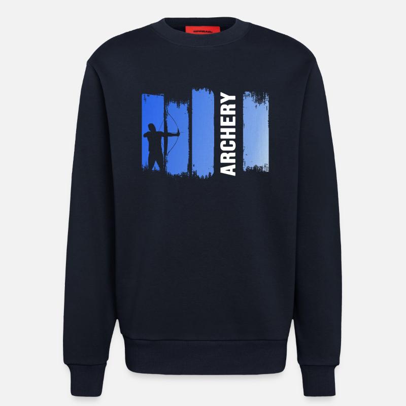 Bogensport Bogen "archery" Bogenparcours - Sweatshirt - made by SPREAD  - DARK NAVY