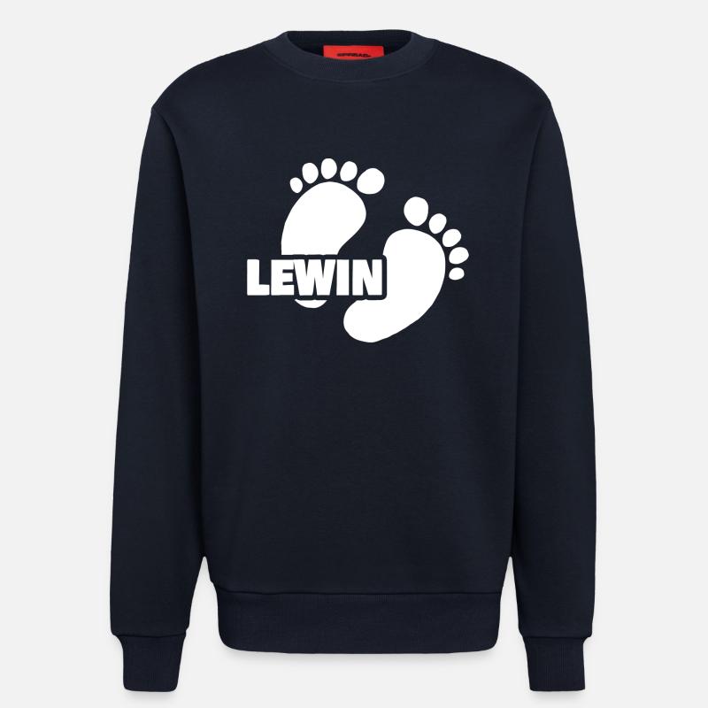 Lewin als Geburt - Sweatshirt - made by SPREAD  - DARK NAVY