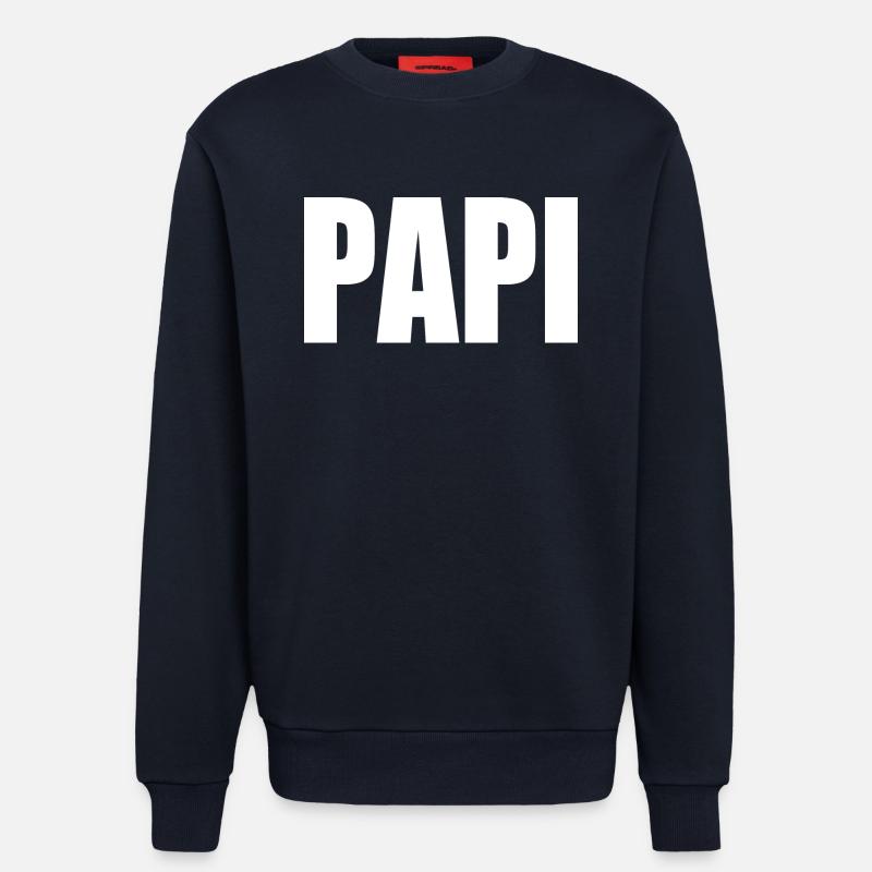 Papi - Sweat bio décontracté fabriqué en UE - DARK NAVY