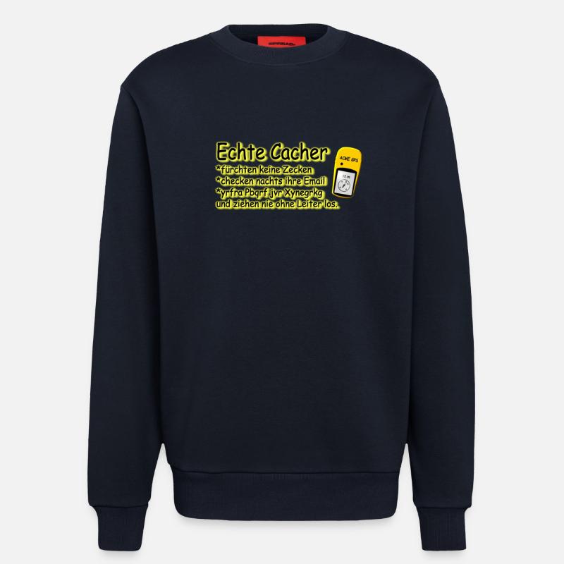 echte cacher - Sweatshirt - made by SPREAD  - DARK NAVY