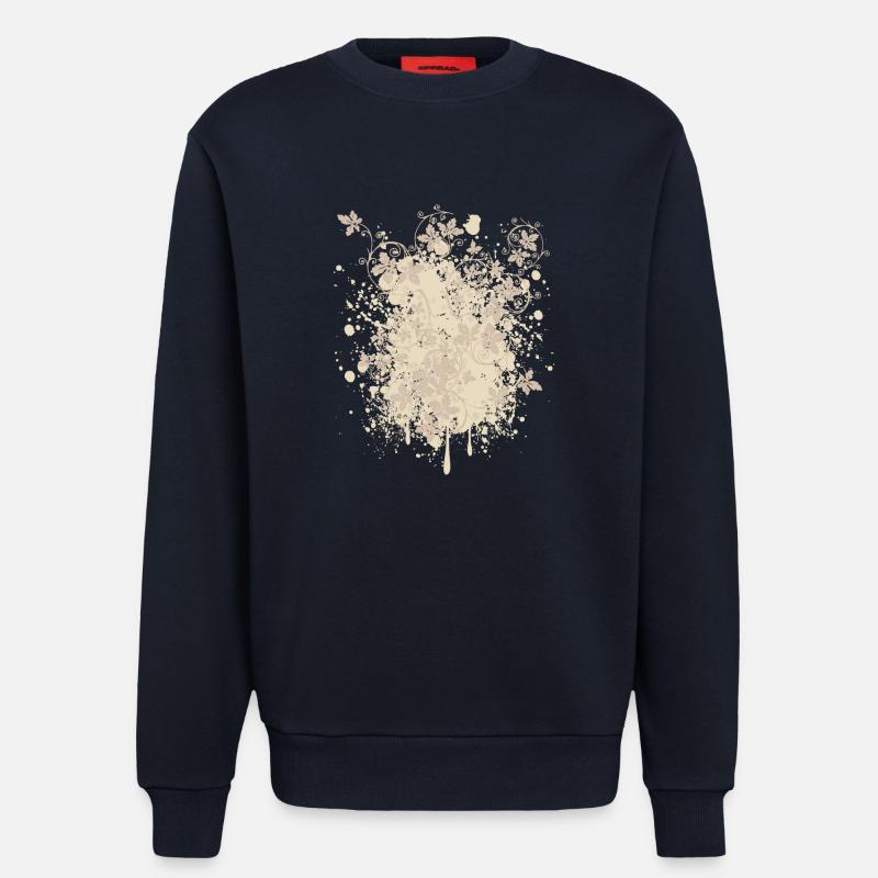 Vector background eu - Sweatshirt - made by SPREAD - DARK NAVY