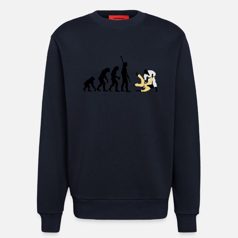 evolution_judo_a_3c - Sweatshirt - made by SPREAD  - DARK NAVY
