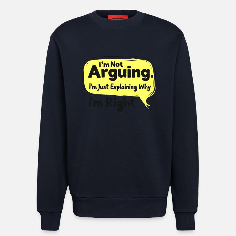 EXPLAINING - Sweatshirt - made by SPREAD  - DARK NAVY