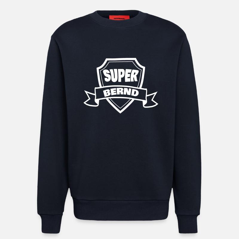Bernd as a first name - Sweatshirt - made by SPREAD  - DARK NAVY