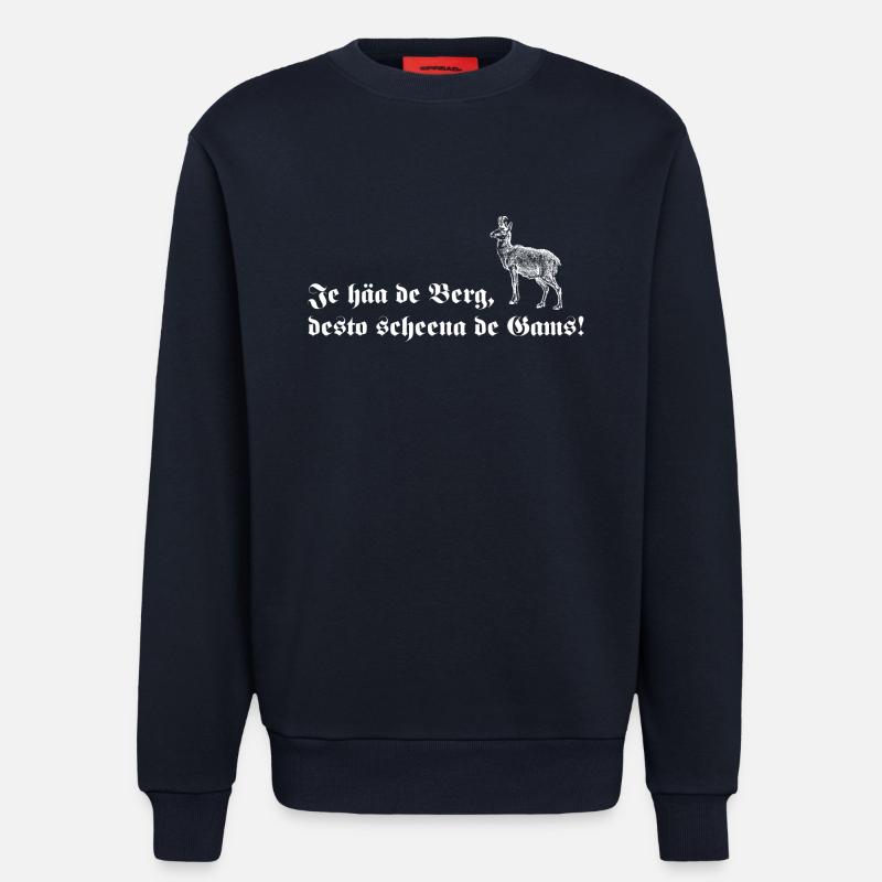 De scheena Gams - Sweatshirt - made by SPREAD  - DARK NAVY