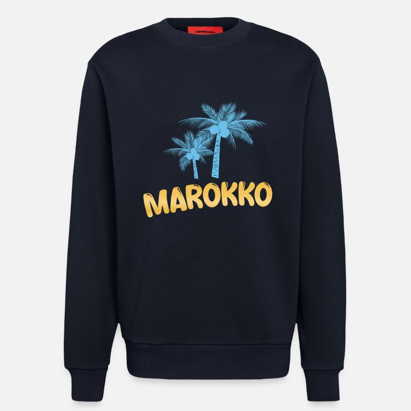 Morocco as Morocco - Sweatshirt - made by SPREAD  - DARK NAVY