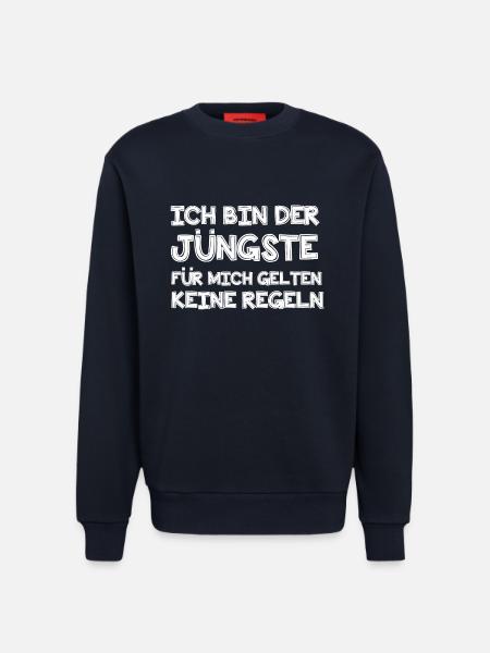 Ich bin der Jüngste - Sweatshirt - made by SPREAD - DARK NAVY
