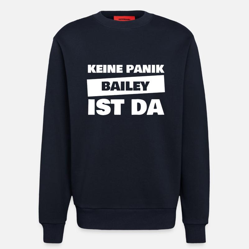 First name Bailey - Sweatshirt - made by SPREAD  - DARK NAVY