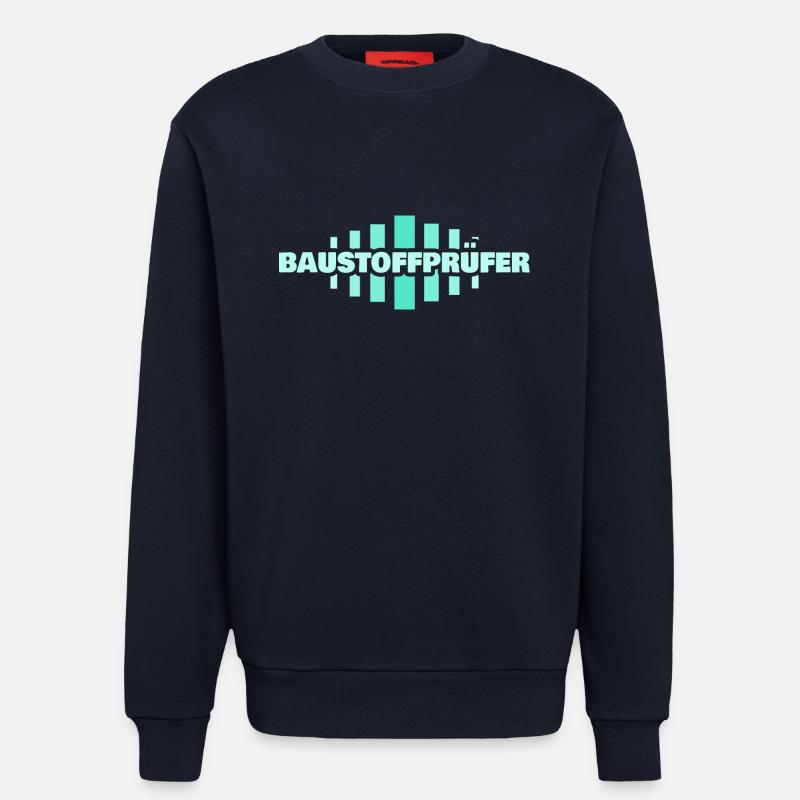 Beruf Baustoffprüfer - Sweatshirt - made by SPREAD  - DARK NAVY