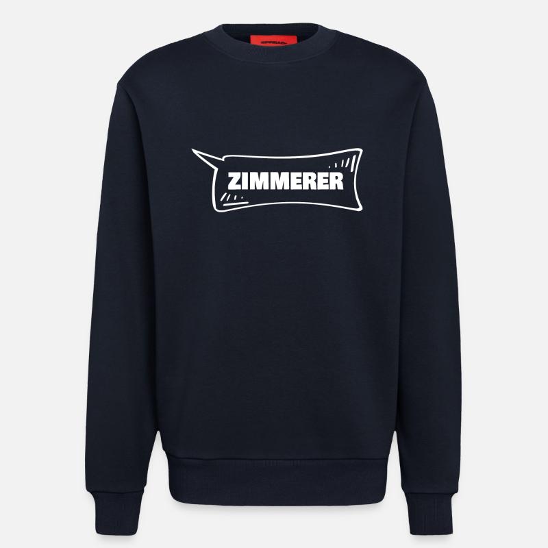 Sprechblase Zimmerer - Sweatshirt - made by SPREAD - DARK NAVY