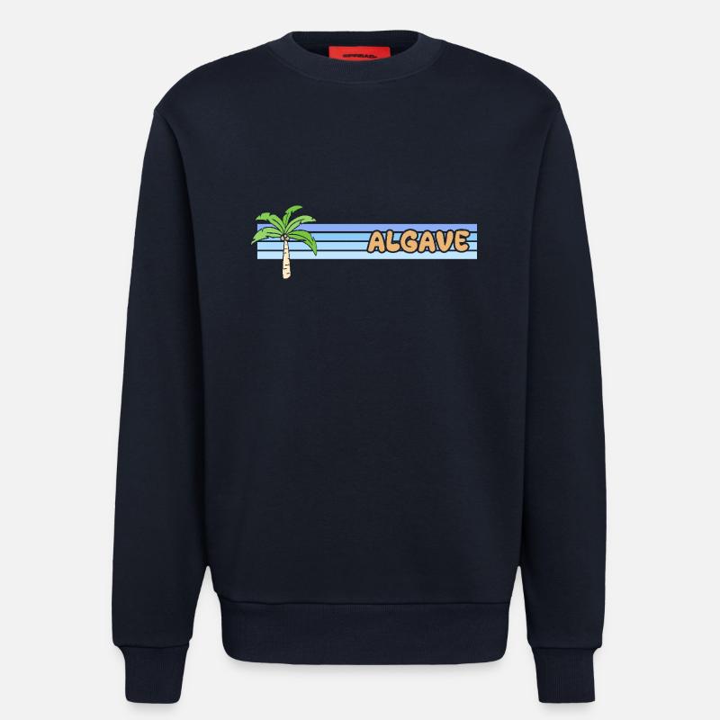 Algave als Urlaub - Sweatshirt - made by SPREAD  - DARK NAVY