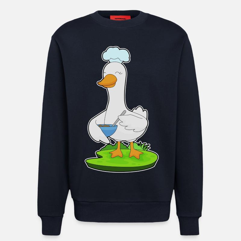 Duck Cooking Bowl - Sweatshirt - made by SPREAD - DARK NAVY