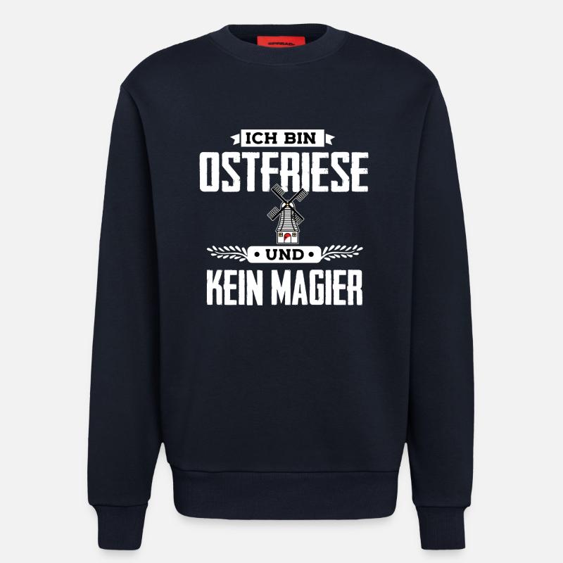 Ich bin Ostfriese - Sweatshirt - made by SPREAD  - DARK NAVY