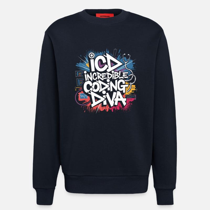 Leidenschaftliche Codierkunst - Sweatshirt - made by SPREAD - DARK NAVY