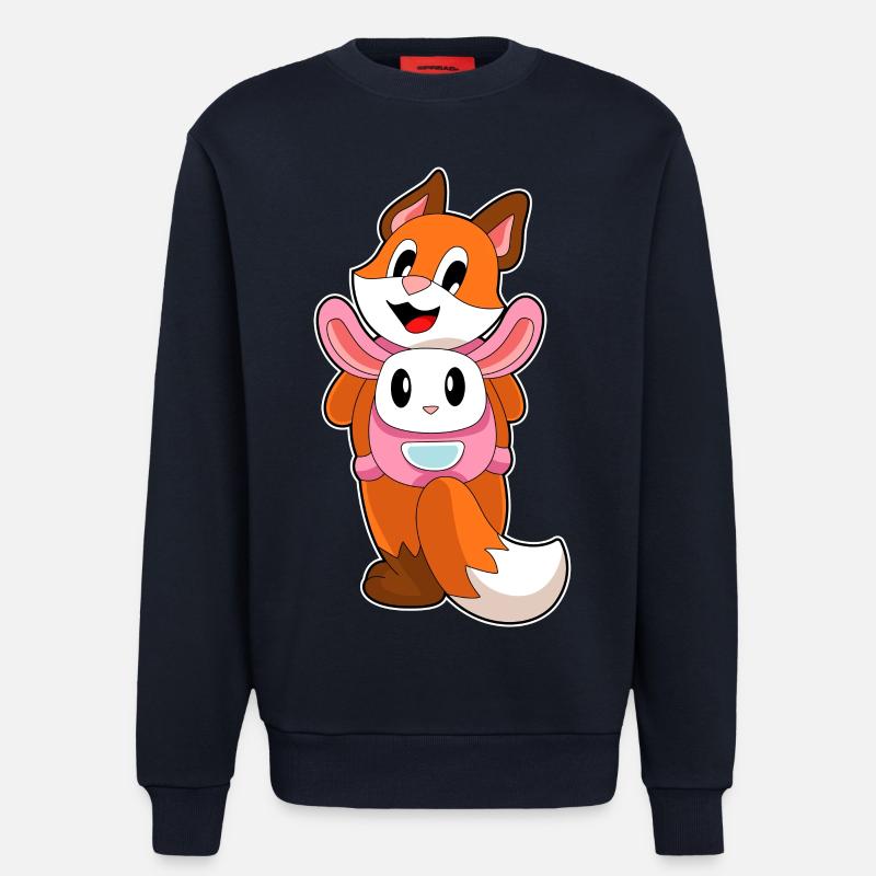 Fox Rabbit Bag - Sweatshirt - made by SPREAD - DARK NAVY
