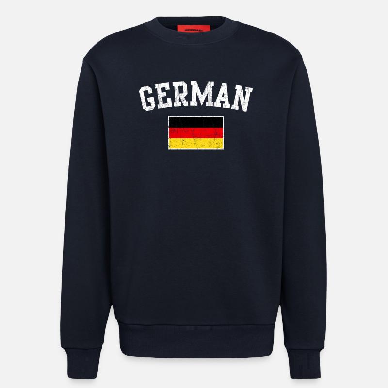 Bogen des deutschen Flaggenemblems - Sweatshirt - made by SPREAD  - DARK NAVY