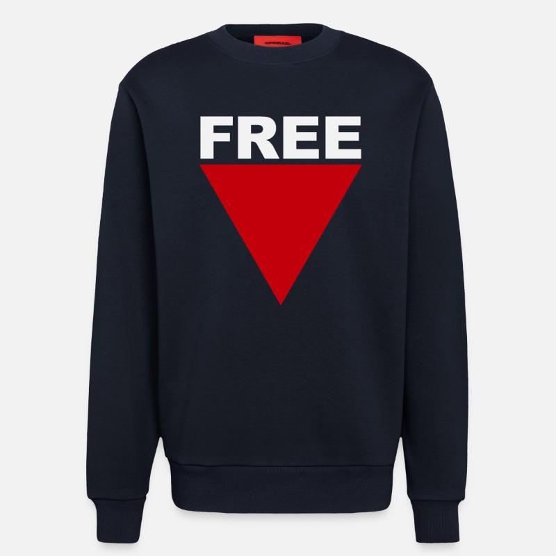 Freefall Bold Triangle - Sweatshirt - made by SPREAD - DARK NAVY