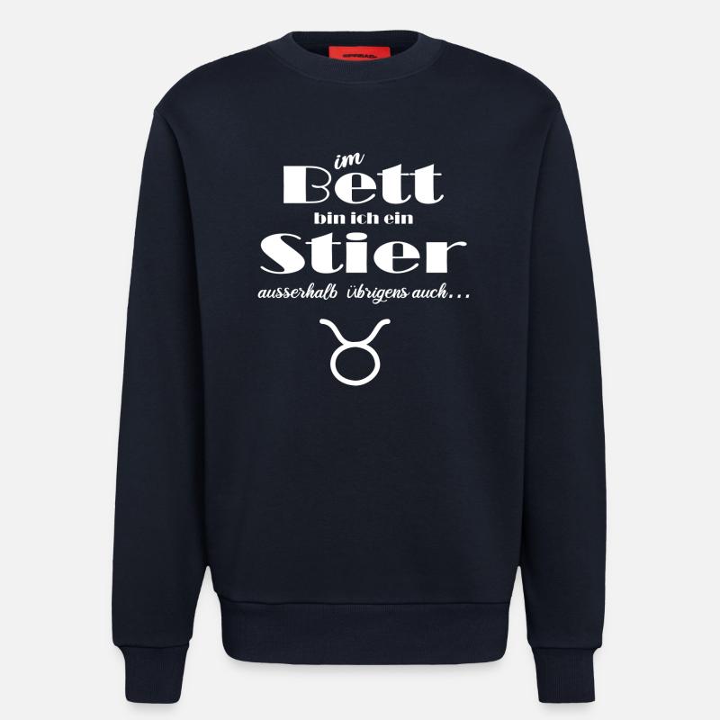 Sternzeichen Stier - Sweatshirt - made by SPREAD  - DARK NAVY