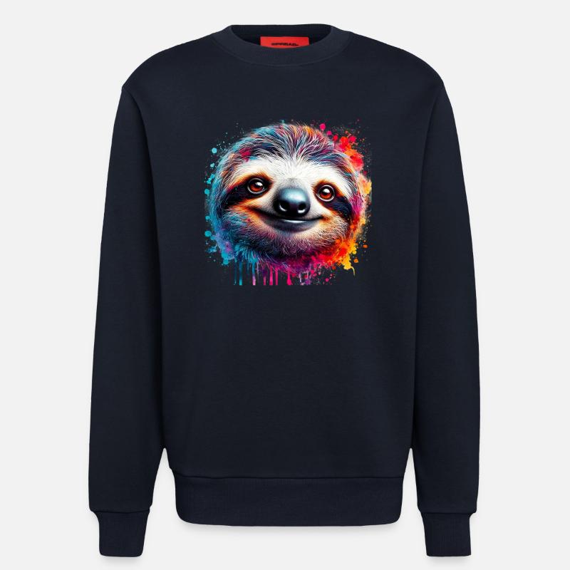 Faultier - Sweatshirt - made by SPREAD  - DARK NAVY