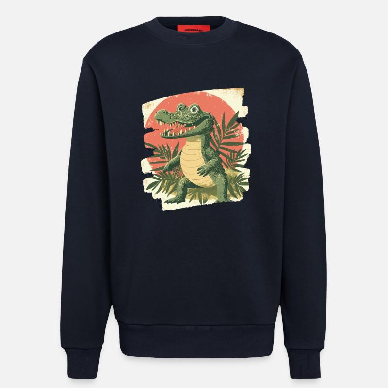 Krokodil - Sweatshirt - made by SPREAD  - DARK NAVY