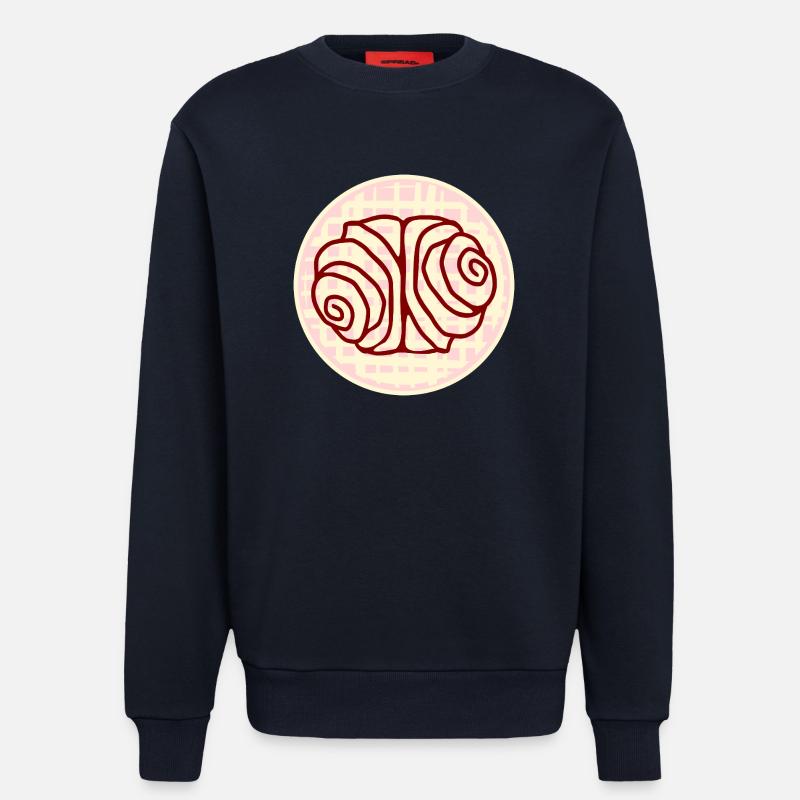 FRANZBRÖTCHEN GEBÄCK HAMBURGER STUDENTIN - Sweatshirt - made by SPREAD  - DARK NAVY