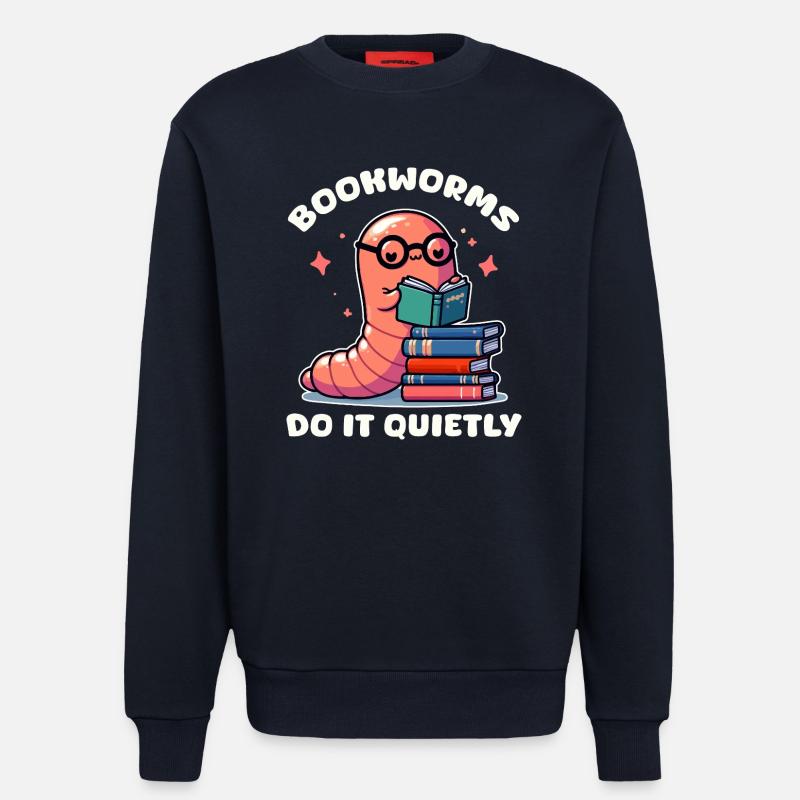 Librivore Lesen Süß - Sweatshirt - made by SPREAD  - DARK NAVY
