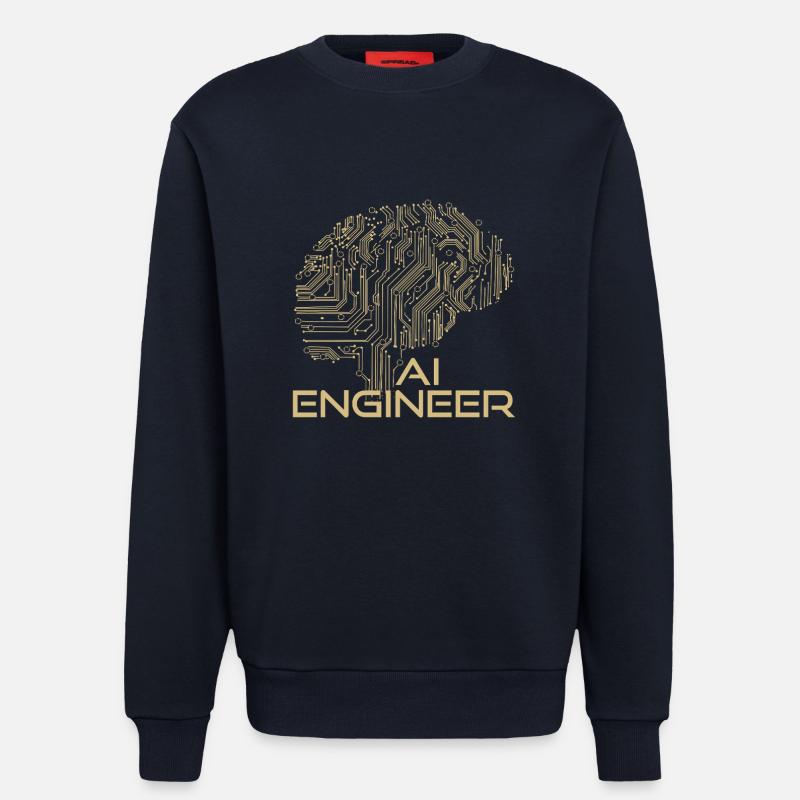 AI Engineer – Artificial Intelligence & Technology - Sweatshirt - made by SPREAD  - DARK NAVY