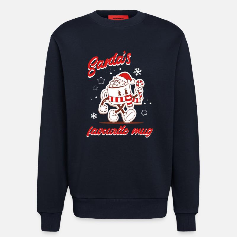 Lieblings-Weihnachtsmann-Tasse - Sweatshirt - made by SPREAD  - DARK NAVY