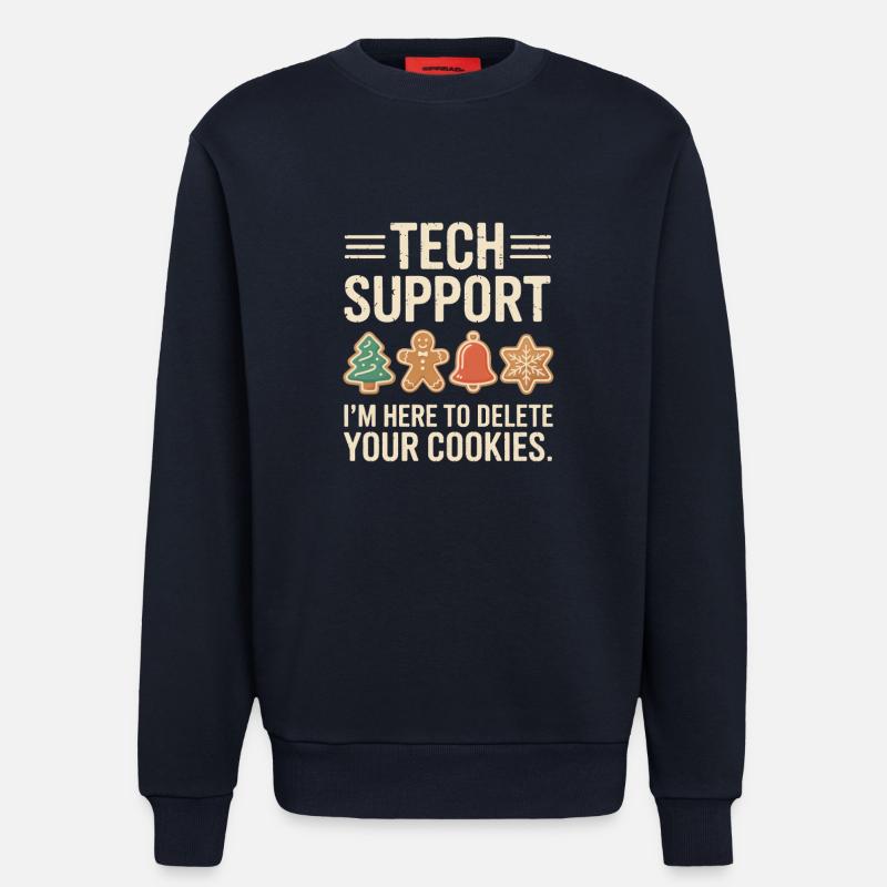 Technische Support-Cookies: Yuletide debuggen - Sweatshirt - made by SPREAD - DARK NAVY