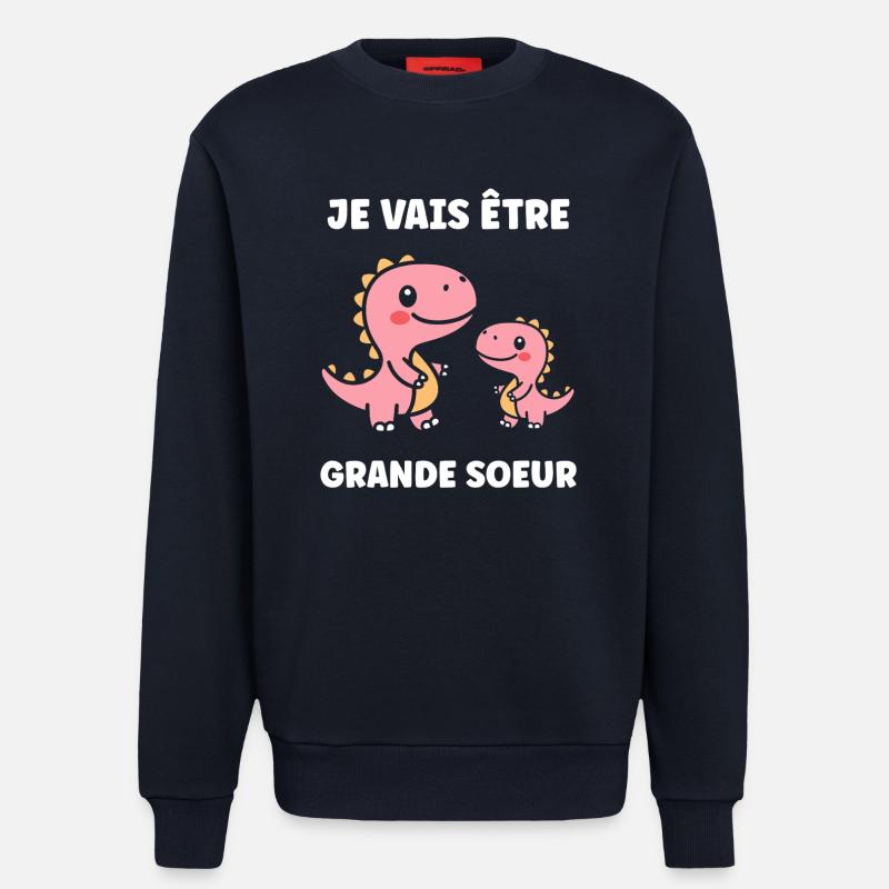 Ich werde eine große Schwester - Sweatshirt - made by SPREAD - DARK NAVY